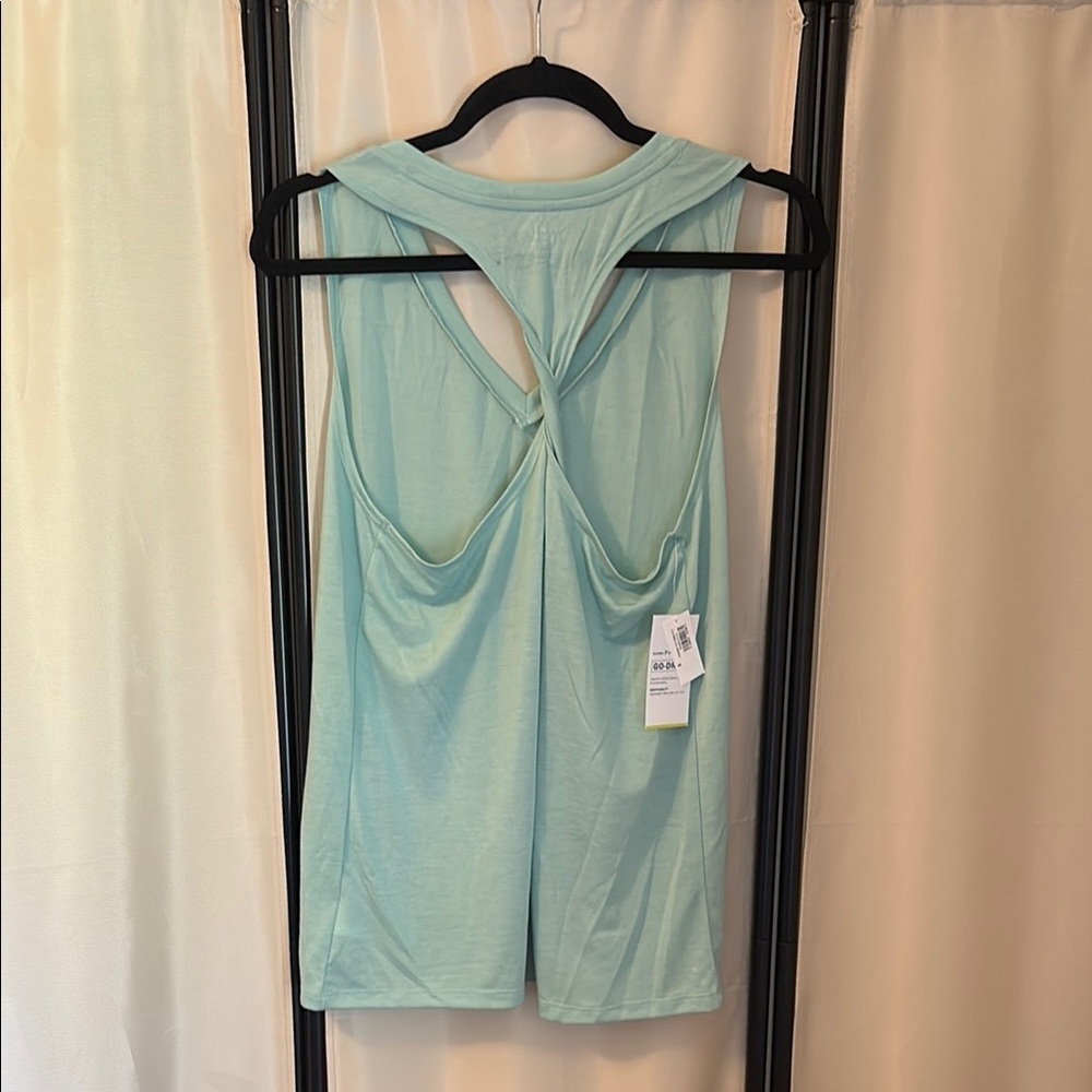 Old Navy Green Sleeveless Tank Top V-Neck - Picture 3 of 5